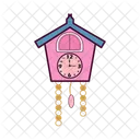 Clock bird cage  Icon