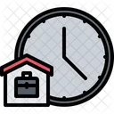 Clock Briefcase  Icon