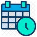 Clock Calendar  Icon