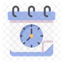 Clock calendar  Icon