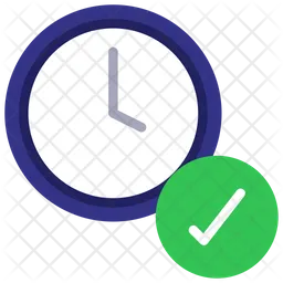 Clock Check  Icon