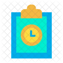 Clock Clipboard  Icon