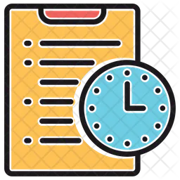 Clock Clipboard  Icon