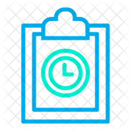 Clock Clipboard  Icon