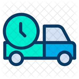 Clock Delivery  Icon