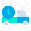 Clock Delivery Shipping Icon