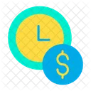 Clock dollar  Icon