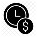 Clock Dollar  Icon