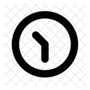 Clock Eleven Thirty Icon