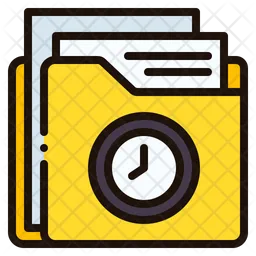 Clock Folder  Icon