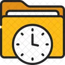 Clock Folder Folder Clock Icon
