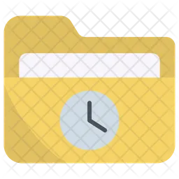 Clock Folder  Icon