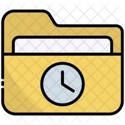 Clock Folder  Icon