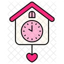 Clock Heart Clock Love Icon