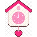 Clock Heart  Icon