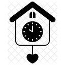 Clock Heart Love Valentine Icon