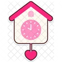 Clock Heart  Icon