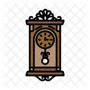 Antique Clock Vintage Icon