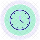 Clock Line Icon Icon