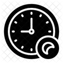 Clock Time Night Icon