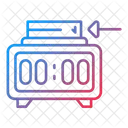 Working Employee Office Time Icon