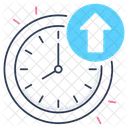 Clock In Working Employee Icon