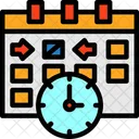 Clock Indicating Event Time  Icon