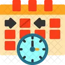 Clock indicating event time  Icon