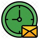 Clock Mail  Icon