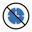 Clock Not Allowed  Icon