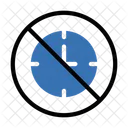 Clock Not Allowed  Icon
