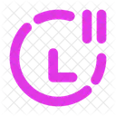 Clock Pause Icon