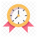 Clock ribbon  Icon