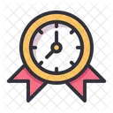 Clock ribbon  Icon