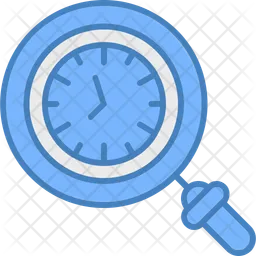 Clock Search  Icon