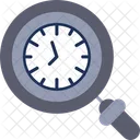 Clock Search  Icon