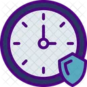 Clock Security Time Schedule Icon