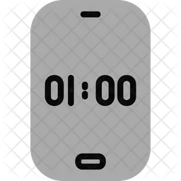 Clock Smartphone  Icon