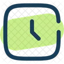 Clock Square  Icon