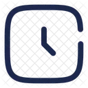 Clock Square  Icon