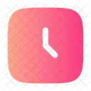 Clock Square  Icon