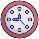 Clock Striking Midnight Icon