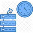 Clock Time Database Clock Time Icon