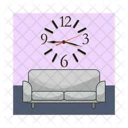 Clock time in room  Icon