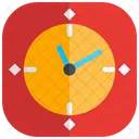 Clock Time organization  Icon