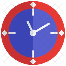 Clock Timepiece Flat Icon  Icon