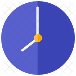 Clock Timepiece Flat Icon  Icon