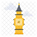 Clock Tower Watch Tower Clock Pillar Icon