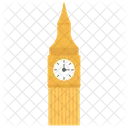 Clock Tower Time House Architecture Icon