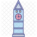 시계탑 랜드마크 런던 아이콘